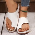 thumbnail image 3 of Mepaouo Platform Flip Flops for Women 2025 Comfortable Split Toe Arch Support Walking Dressy Sandals, 3 of 8