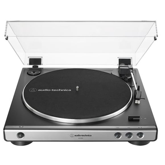 Audio Technic AT-LP60x-GM Fully Automatic Belt-Driven Turntable - Gun Metal