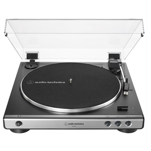 Audio Technic AT-LP60x-GM Fully Automatic Belt-Driven Turntable - Gun Metal