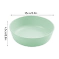 thumbnail image 1 of Qaailabf 15cm Biodegradable Wheat Straw Fiber Bowl - Large 5.9 inch Stackable Soup Ramen Salad Cereal Bowl for Kitchen Dining - Unbreakable Lightweight Microwave Dishwasher Safe - Natural Eco, 1 of 2