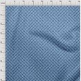 thumbnail image 4 of oneOone Rayon Royal Blue Fabric Geometrical Craft Projects Decor Fabric Printed By The Yard 56 Inch Wide, 4 of 4
