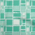 thumbnail image 1 of oneOone Polyester Spandex Sea Green Fabric Geometrical Craft Projects Decor Fabric Printed By The Yard 56 Inch Wide, 1 of 4