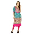thumbnail image 2 of Phagun Kurta Bollywood de Designer Indienne pour Femmes Kurti Ethnique Tunique en Coton Robe, 2 of 5