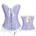 thumbnail image 4 of Corsets Bustiers pour Femmes Haut Brodé à Armatures Grande Taille, 4 of 4