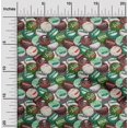 thumbnail image 2 of oneOone Coton Jersey Brun Chocolat Tissu Rétro Bouteille Soda Craft Projets Décor Tissu Imprimé par la Cour 58 Pouces Large-R2, 2 of 5