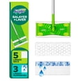 thumbnail image 2 of Swiffer Sweep and Mop 2-in-1 Dry + Wet Floor Mopping and Sweeping Kit (1 Sweeper, 5 Heavy Duty Dry Cloths, 3 Heavy Duty Wet Cloths), 2 of 12