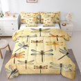 thumbnail image 1 of Erosebridal Retro Dragonfly Bedding Full Size, Flying Animal Bedding Sets Full Size, Rustic Boho Decor, 7pcs, 1 of 5