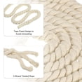 thumbnail image 3 of Unique Bargains 39 Feet Tug of War Rope for Adults Teen 3-Strand Natural Twisted Cotton Rope with Flag Beige, 3 of 7