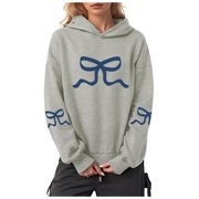 Yammkia Oversized Hoodie Women Womens Oversized Hoodies Fleece Sweatshirts Long Sleeve Sweaters Pullover Fall Clothes with Pocket(Gray,XL)