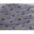 thumbnail image 4 of Tissu Viscose Georgette Pomme Feuilles & Fleurs Imprimé Floral BTY 42 Pouces de Large, 4 of 4