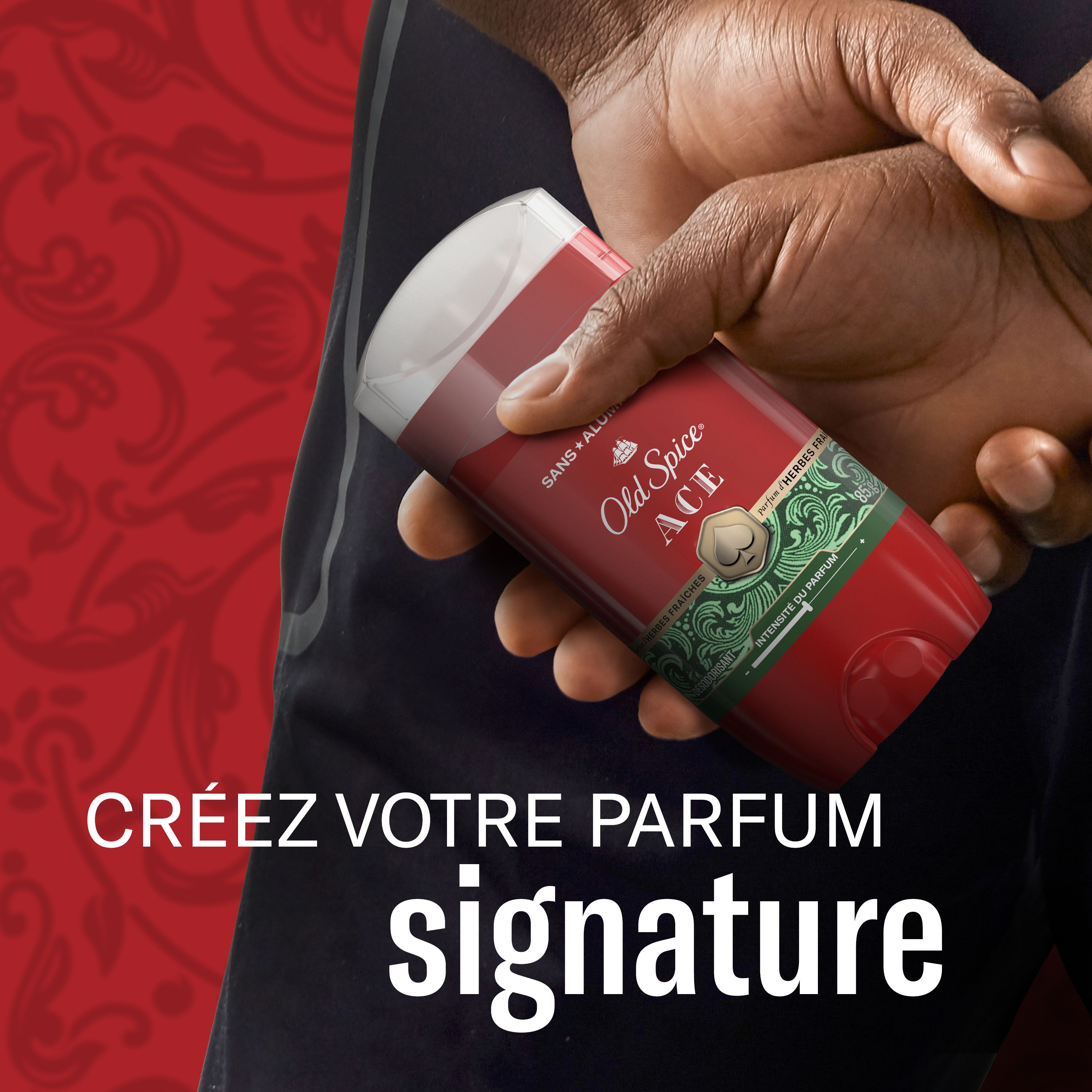 Old Spice Collection Rouge – Désodorisant Ace – 85 g