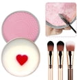 thumbnail image 2 of Makeup Brush Cleaner Soap Solid Cleaning Washing Brush Mat Pad Makeup Silicone Box Cleaner, 2 of 8