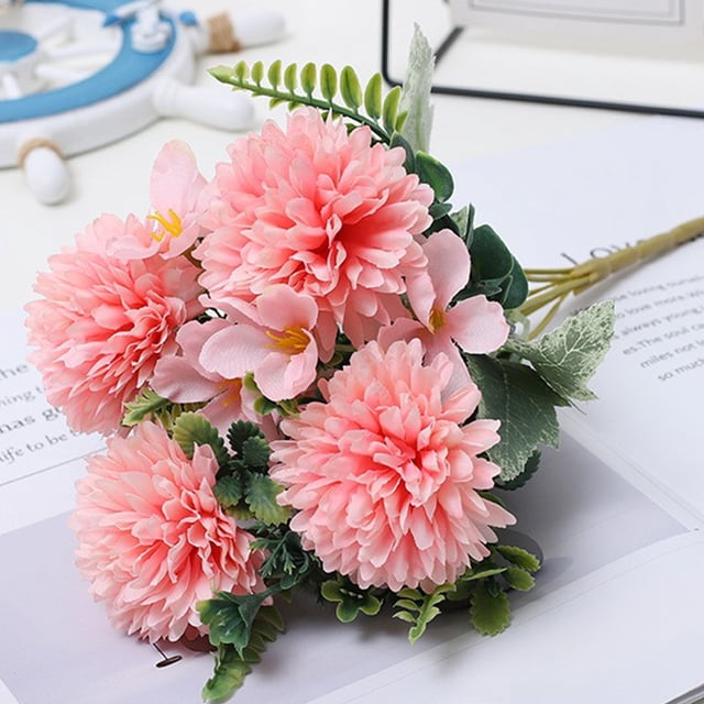 Amzcrzy Plastic Simulated Head Daisy High Grade Artificial Flowers Artificial Flowers Home Decoration Plastic Flowers Fake Flowers Decorative Flowers Home Decor Home Decoration Fall Decor Room Decor