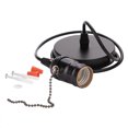 thumbnail image 2 of E27 Lamp Socket Vintage Pendant Light Holder With Pull Chain Switch Lamp Base Ceiling Mounted - Retro Pendant Lamp Holder, 2 of 8