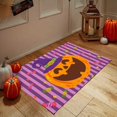 thumbnail image 4 of Halloween Pumpkin Bathroom Rugs Non Washable Absorbent Mat Autumn Funny Cute Microfiber Bathroom Rug For Shower Tub, 4 of 8
