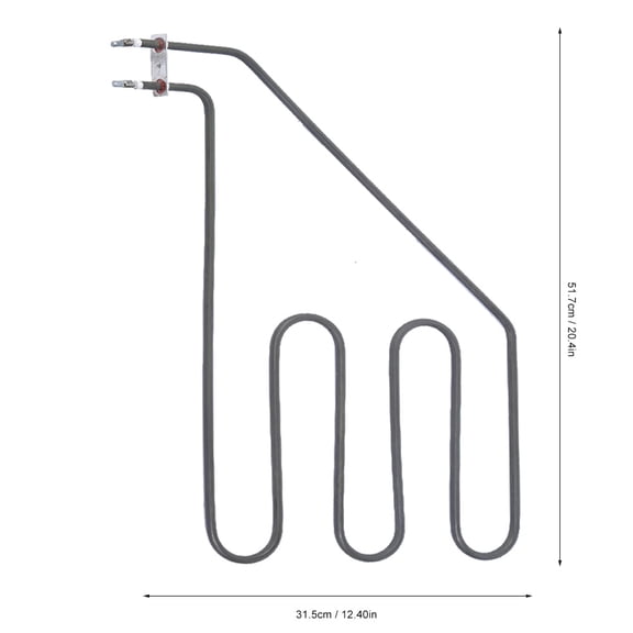 Heating Component, Electric Heating for Sauna Stove Stainless Steel Straight Heat Sauna Heating Component, High Heat Transfer Straight Heat Sauna Heating