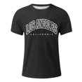 thumbnail image 2 of T-Shirt à Manches Courtes à Manches Raglan pour Hommes avec Imprimé Lettre - Col Rond, Tendance Mode, Parfait pour les Occasions Quotidiennes et Décontractées, 2 of 4