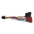 thumbnail image 3 of Bunblic 2x16Pin ISO(Female)Radio Receiver Replacement Wire Harness Cable for , Black, 2 Pcs, 3 of 8