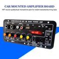 thumbnail image 3 of D10-II 12V 24V Car Bluetooth Amplifier Board AUX TF Card USB 30-120W Hot, 3 of 8