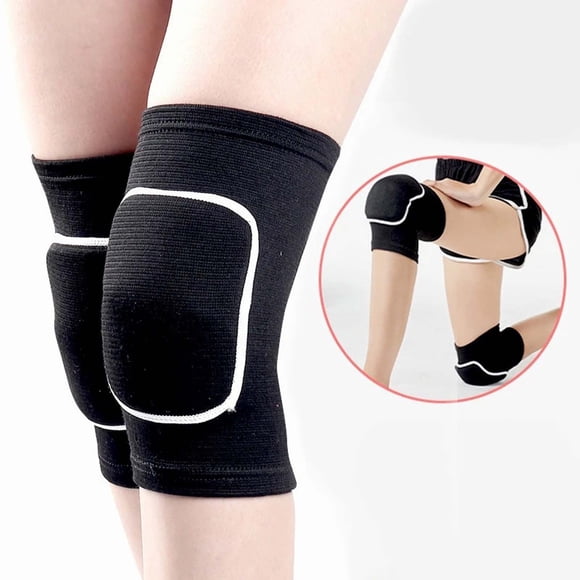 Cagogo under $5 Sports Knee Pads, Sports Knee Pads Volleyball Dance, Thick Sponge Protective Knee Sleeves, Breathable Compression Knee Support, Youth Adult Knee Guards for Fitness