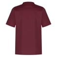 thumbnail image 3 of EQWLJWE Chemise d'Été pour Hommes Hauts de Mode pour Hommes Rétro Couleur Unie Ample Décontractée Chemise à Manches Courtes Hauts à Manches Courtes pour Homme, 3 of 7