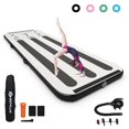 thumbnail image 1 of Goplus 10FT Inflatable Gymnastics Tumbling Mat w/ Pump Black, 1 of 10