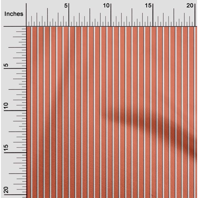 oneOone Cotton Cambric Fabric Vertical Stripe Printed Craft Fabric BTY 56 Inch Wide