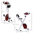 thumbnail image 3 of Soozier Vélo d'Exercice Pliable avec 8 Niveaux de Résistance Magnétique, 3 of 10