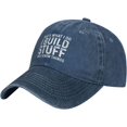 thumbnail image 2 of That's What I Do I Build Stuff and I Know Things Hat for Men Baseball Hats with Design Caps, 2 of 8