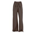 thumbnail image 4 of EQWLJWE Pantalons pour Femmes Mode Décontractée Été Pantalons Solides Bandage Fendu Long Pantalons pour Femmes Liquidation, 4 of 8