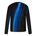 thumbnail image 5 of Meichang T-Shirt à Manches Longues pour Hommes en Coton, T-Shirts Graphiques pour Hommes Décontractés à Imprimé 3D d'Illusion d'Optique, T-Shirts Mode à Col Rond Confortables à Manches Longues pour Hommes, 5 of 5