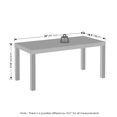 thumbnail image 3 of Furinno Simplistic Modern TV Stand, TV Table, White, 3 of 6