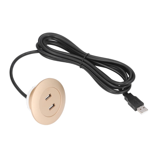 Ports de Charge USB Doubles, Prise de Charge USB Polyvalente pour Sofa, Protection de Charge avec Circuit pour la Maison, Or