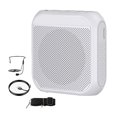 thumbnail image 4 of Voice Amplifier 2200mAh Megaphone Speaker Personal Voice Amplifier for Classroom White, 4 of 9