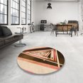 thumbnail image 4 of Ahgly Company Machine Washable Indoor Rectangle Transitional Yellow Area Rugs, 2' x 5', 4 of 7