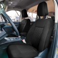 thumbnail image 2 of For 2020-2024 Ford Explorer Base FH Group Neoprene Custom Fit Car Seat Covers Water Resistant - Front Seats Black, 2 of 7