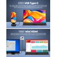 thumbnail image 5 of MagicRaven Portable Monitor, 15.6" 1080P FHD Laptop Screen Extender, Second Screen for Laptop/PC/Phones/PS45/X-Box with HDMI/USB C Port & Smart Cover - Open Box, 5 of 5