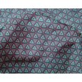thumbnail image 5 of oneOone Silk Tabby Fabric Triangle Geometric Print Fabric BTY 42 Inch Wide, 5 of 5