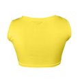 thumbnail image 4 of AherBiu Womens Crop Tank Tops Summer Sexy Workout Sleeveless Undershirt Square Neck Stretchy Mini Tank Solid Color, 4 of 4