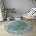 thumbnail image 4 of Birdeem Round Short Hair Rug - 23.6In Round-No Hair Loss Rug-Non-Shedding and Easy Care- Ideal for High Traffic Areas in Living Room- Bedroom-Washable and Easy To, 4 of 12