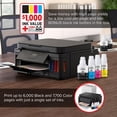 thumbnail image 2 of Canon PIXMA G6020 All-in-One Supertank Wireless (Megatank) Printer, Copier and Scan with Mobile Printing, Black, Works with Alexa, 2 of 5
