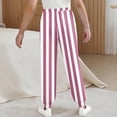 thumbnail image 4 of Cowsor Girls Graphic Print Sweatpants Athletic Drawstring Joggers Cute Track Pants with Pockets for Kids, 4 of 6