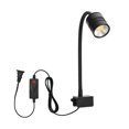 thumbnail image 3 of Aquarium Plug Convenient Clip on LED Lamp Dimmable Sturdy Downlight Plants Grow Lamp for Household Tabletop Landscape Decoration, 3 of 8