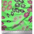 thumbnail image 1 of Soimoi polyester Crepe Fabric Artistic Flower Print Sewing Fabric Yard 42 Inch Wide, 1 of 3