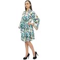 thumbnail image 5 of Bimba Kimono à Manches Longues Imprimé Floral pour Mariée avec Ceinture - 16, 5 of 5