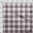 thumbnail image 2 of oneOone Silk Tabby Dusty Brown Fabric Gingham Check Craft Projects Decor Fabric Printed By The Yard 42 Inches Wide, 2 of 4