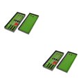 thumbnail image 3 of Ruiboury Stylish for Golf Pen Set Desktop Game with Putting Green and Flag Ballpoint Pens Red 2Set, 3 of 6