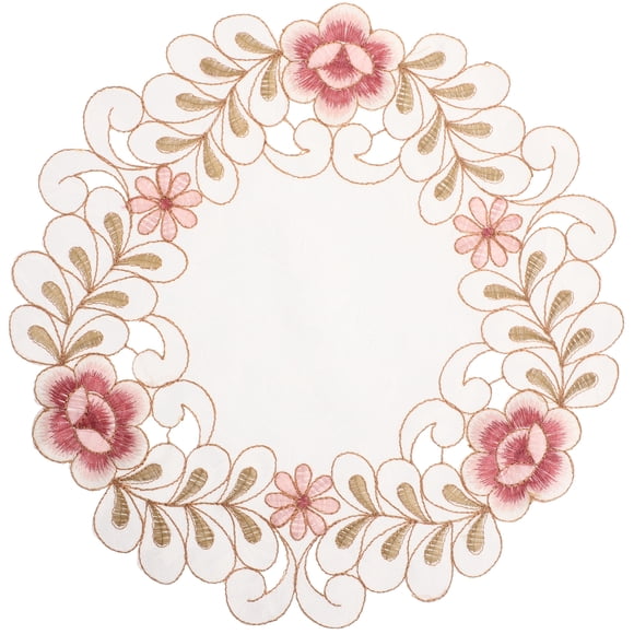 Tapis de Table Résistant à la Chaleur Vaisselle Coussin Anti-Brûlure Napperon Napperon à Fleurs