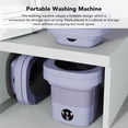 thumbnail image 3 of Foldable Washing Machine, 6.5L Portable Washing Machine for Baby Girls Clothes Socks Underwear Towels, Mini Small Portable Washer for Apartment RV Camping, Gifts, 3 of 8