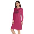 thumbnail image 4 of Inkmeso Educated Motivated Vaccinated T-Shirt Funny Pro Vaccine Boat Neck Dress, 4 of 8